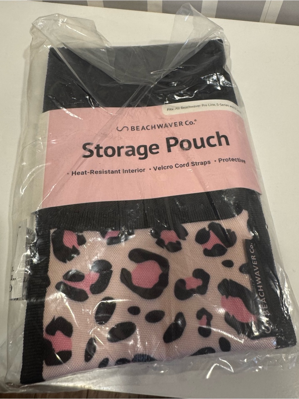New The Beachwaver Co. Storage Pouch - Pink Catwalk | Hot Tool Storage Bag